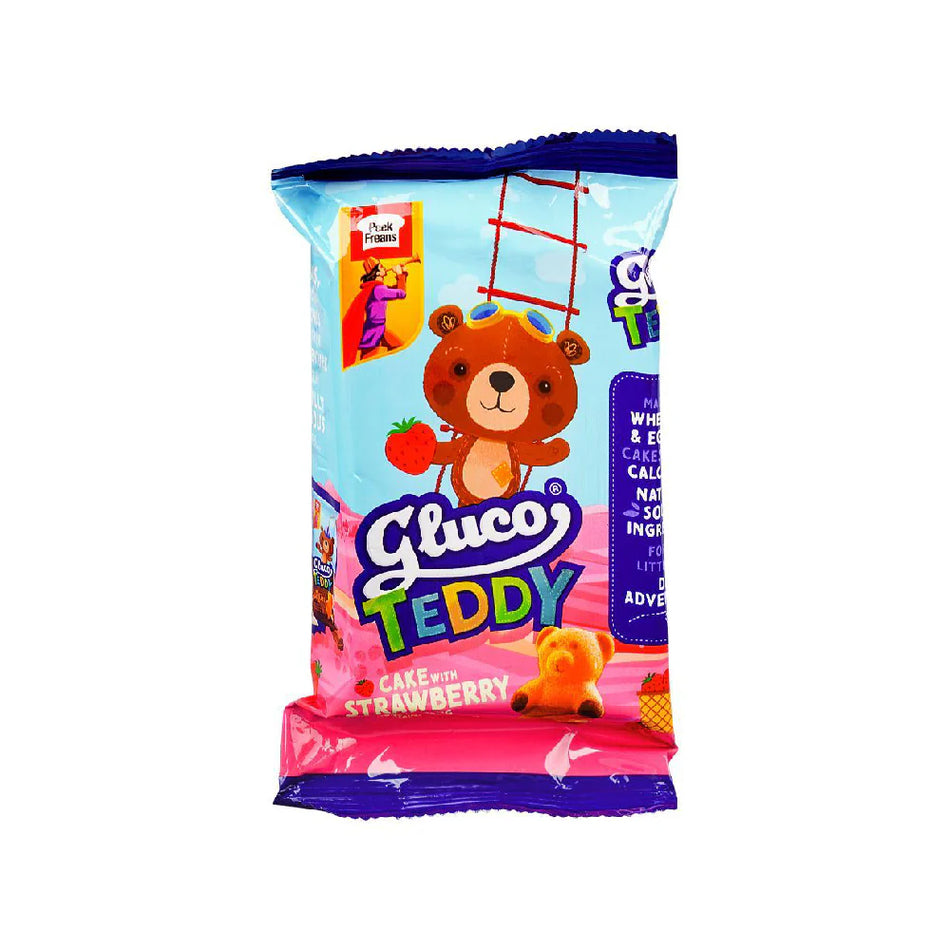 Peek Freans Gluco Teddy Cake With Strawberry Filling 31g