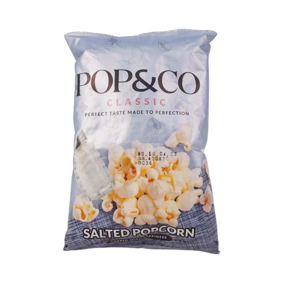 Pop And Co Classic Salted Popcorn 40g