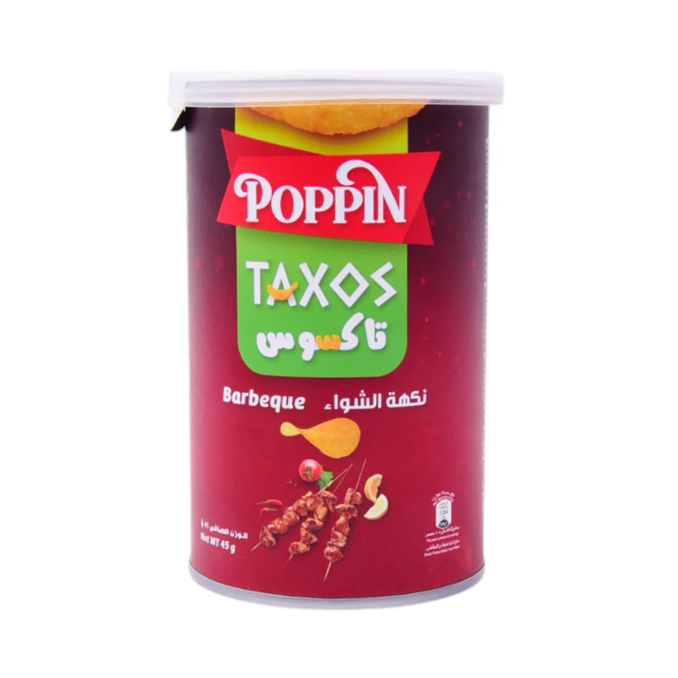 Poppin Chips Taxos Barbeque 45g