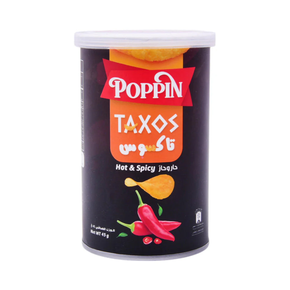 Poppin Chips Taxos Hot & Spicy 45g