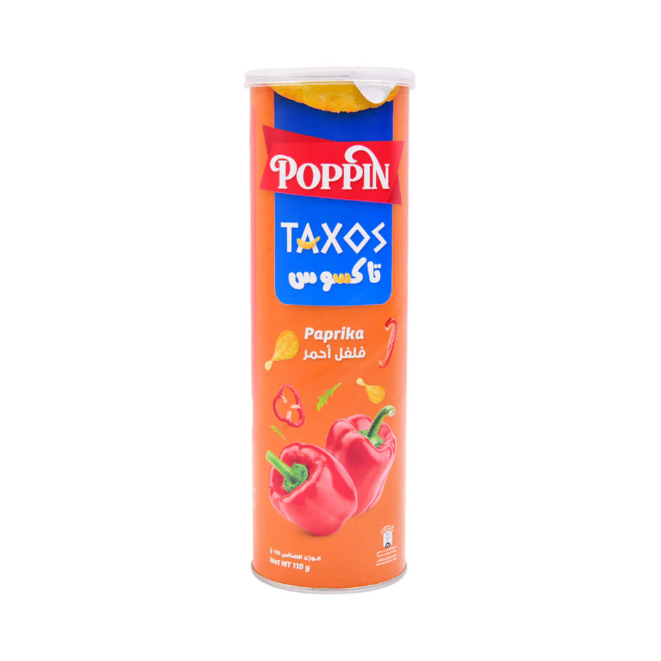 Poppin Chips Taxos Paprika 110g
