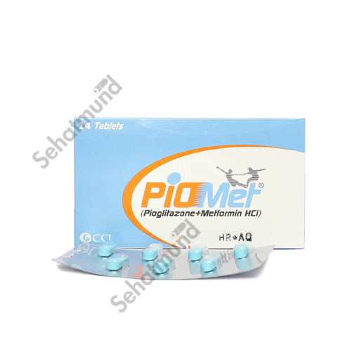 Piomet Tablets 15mg/500mg