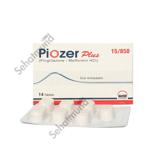 Piozer Plus Tablets 15mg/850mg