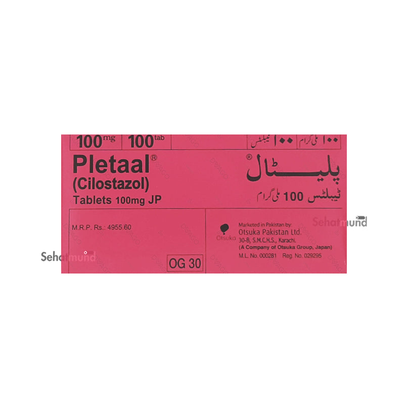 Pletaal Tablets 100mg