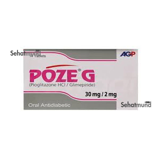 Poze G Tablets 30/2mg