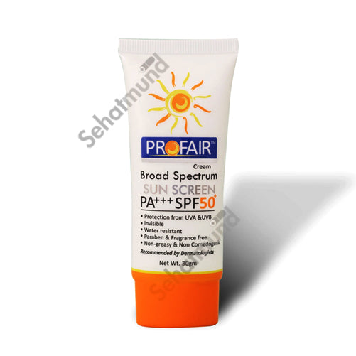 ProFair PA+++SPF50 Cream 40g – SehatMund Online Medicine