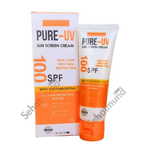 Pure UV Sun Screen Cream SPF 100 50ml