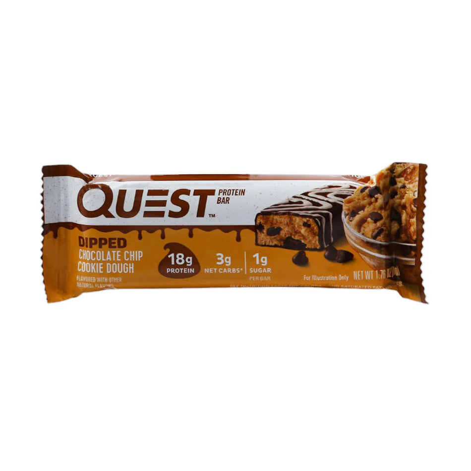 Quest Hero Chocolate Chip Cookie Dough Bar 50g