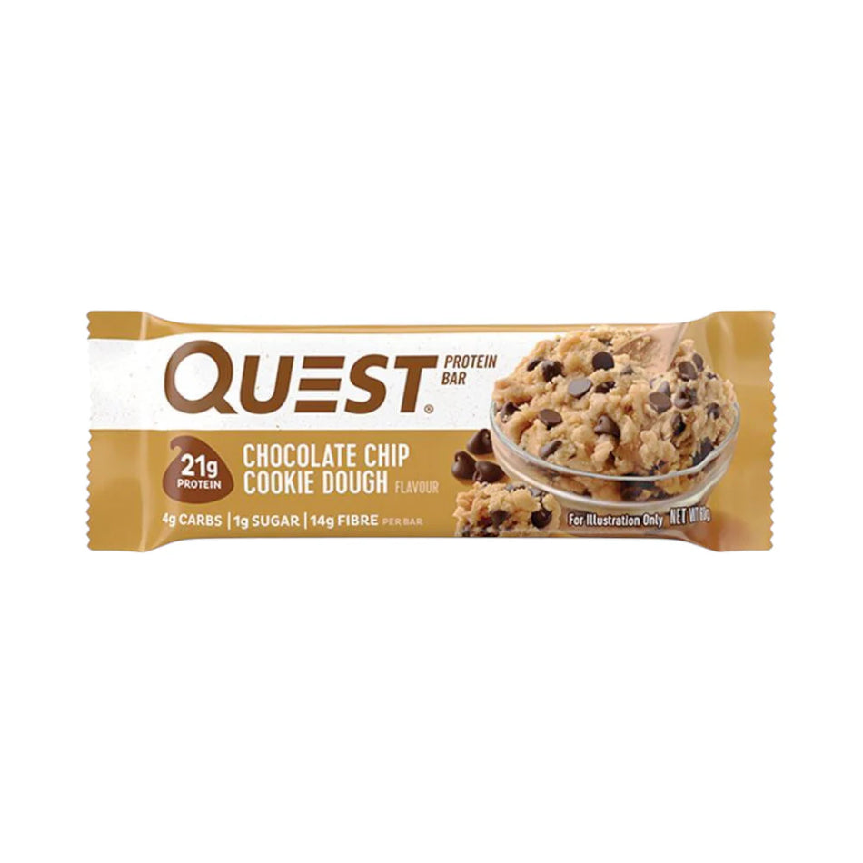 Quest Protein Bar Chocolate Chip Cookie Dough 60g