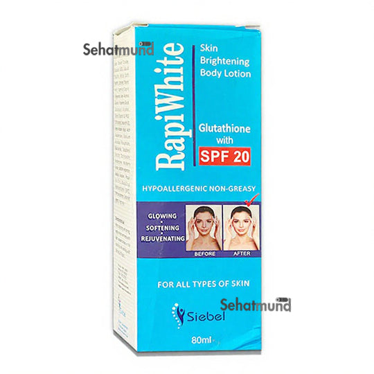 Rapiwhite Skin Brightening Body Lotion SPF20 80ml