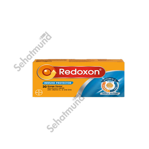 Redoxon Triple Action Effervescent Tablets Orange Flavour
