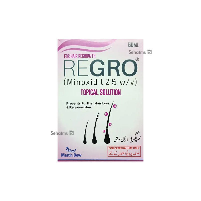 Regro 2% Topical Solution 60ml