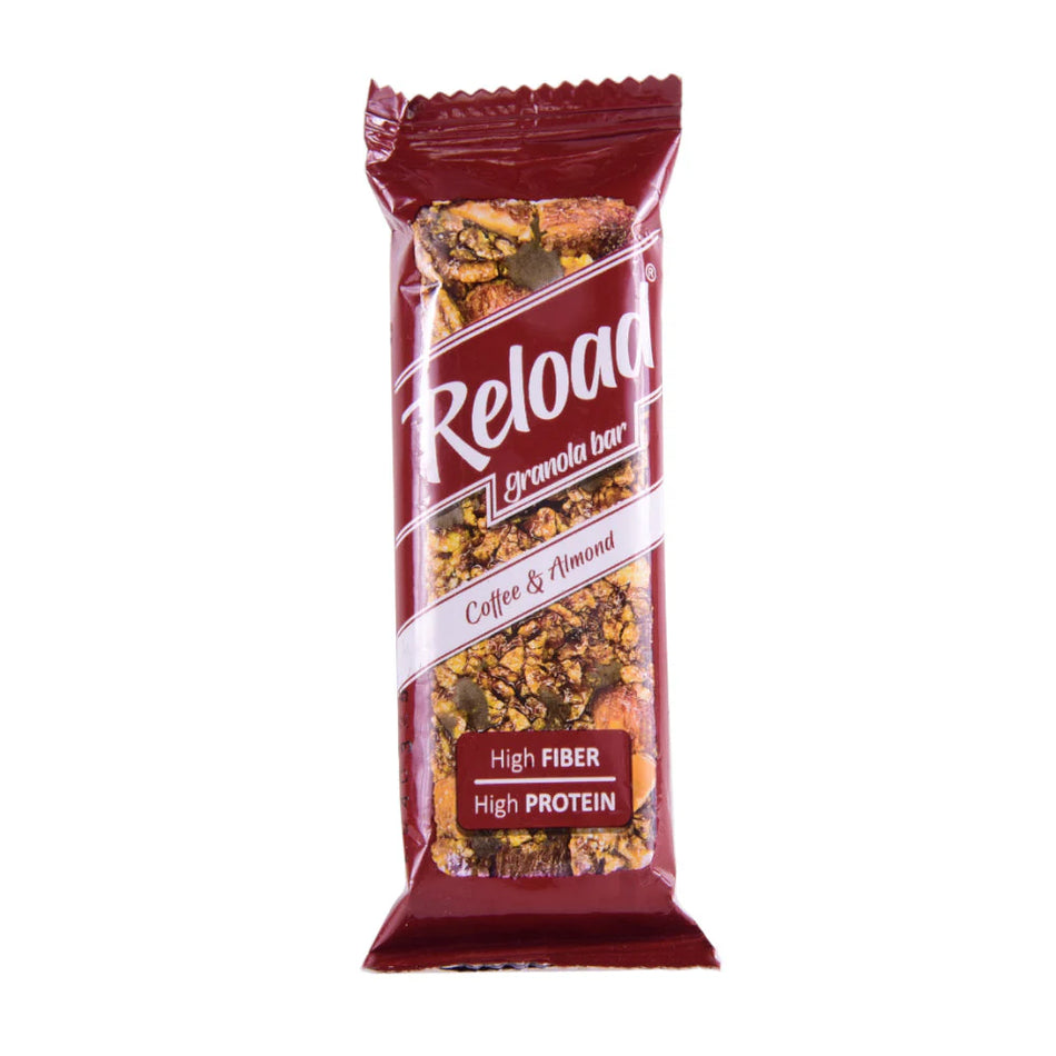 Reload Coffe & Almond Granola Bar 30g