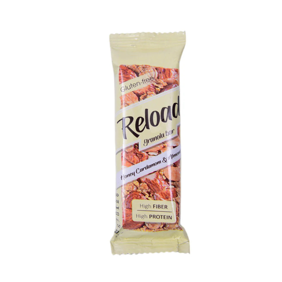 Reload Honey Cardamom & Almond Granola Bar 40g