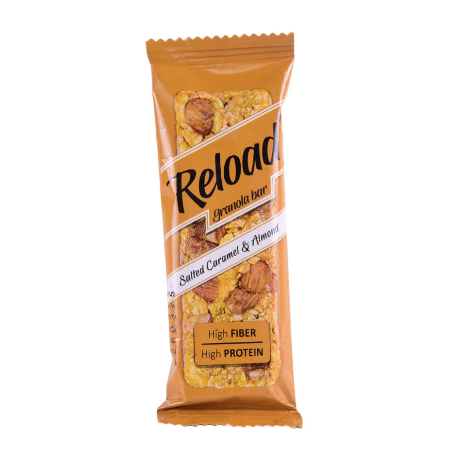 Reload Salted Caramel & Almond Granola Bar 40g