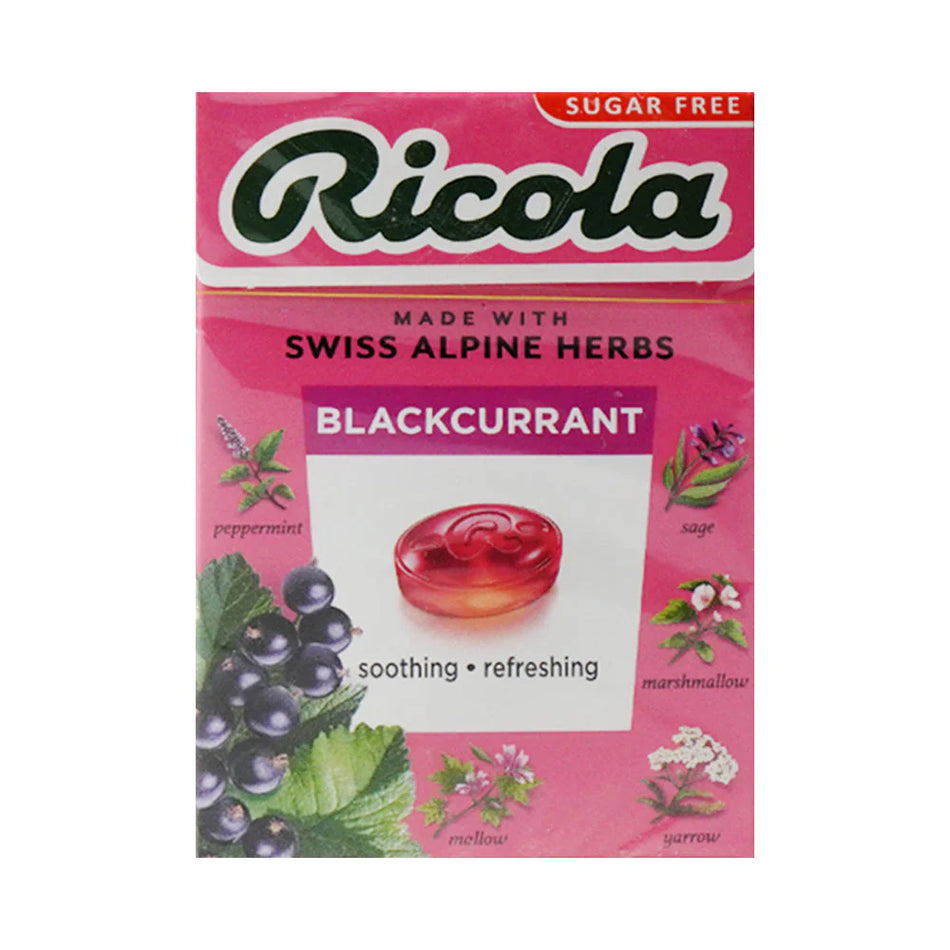 Ricola Candy Black Currant Sugar Free 40g