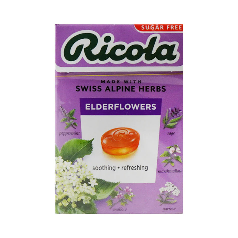 Ricola Candy Elderflower Sugar Free 45g