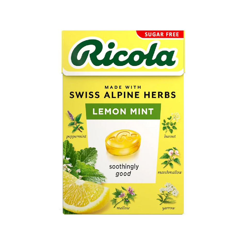 Ricola Candy Lemon Mint Sugar Free 45g