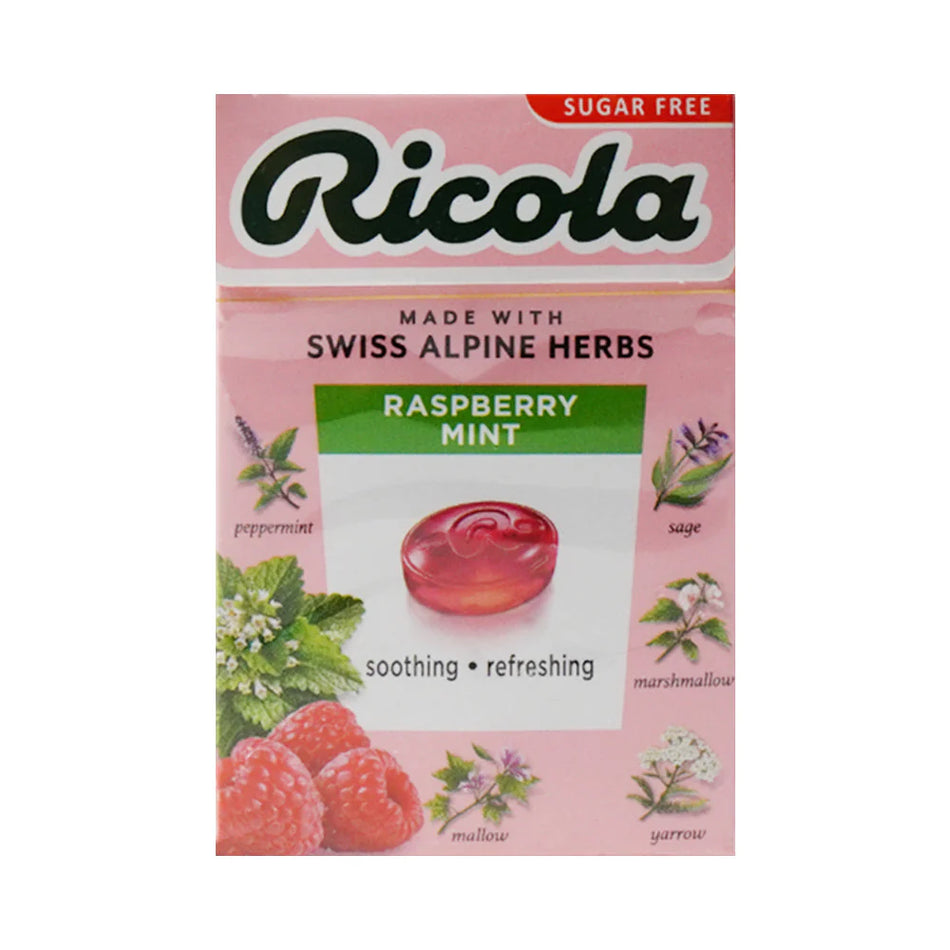 Ricola Candy Raspberry Mint Sugar Free 40g