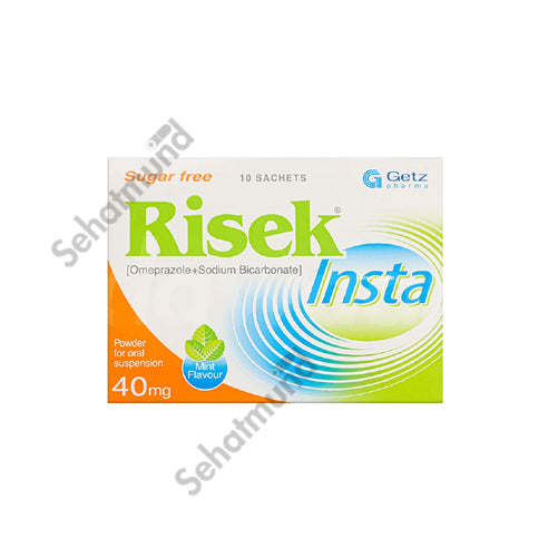 Risek Insta Powder Sachets 40mg