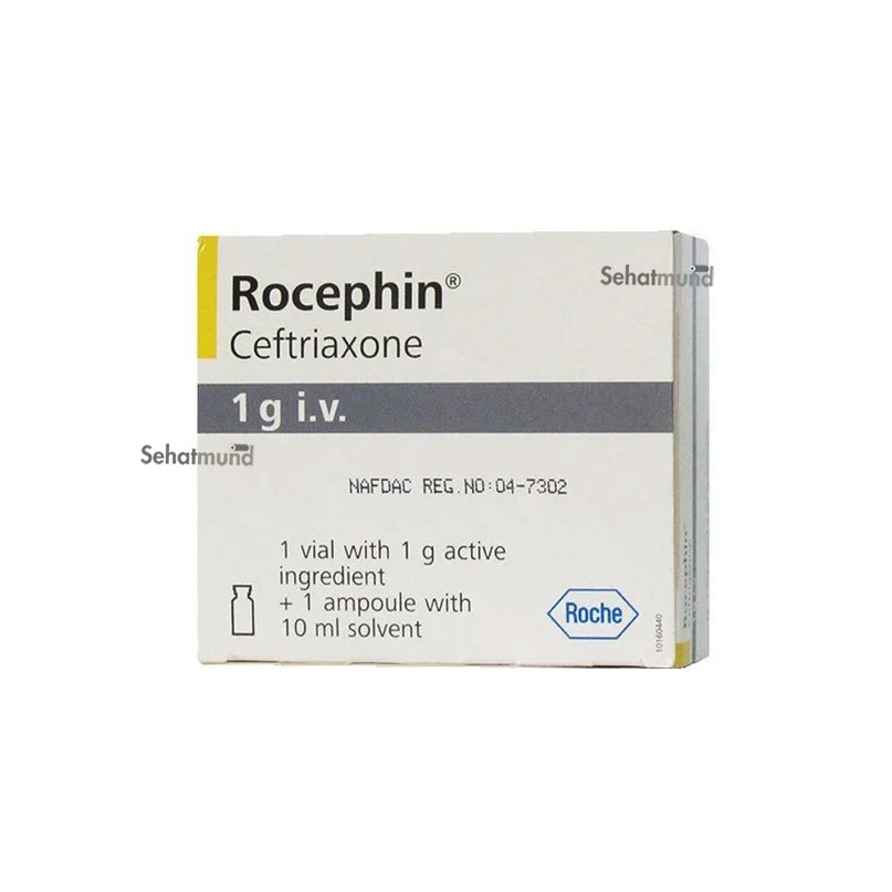 Medisi Rosphian Rocephin Injection IV 1g – SehatMund Online Medicine