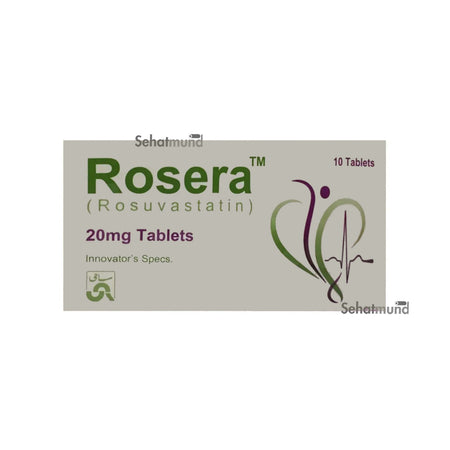 Rosera Insert Rosera Tablets 20mg – SehatMund Online Medicine