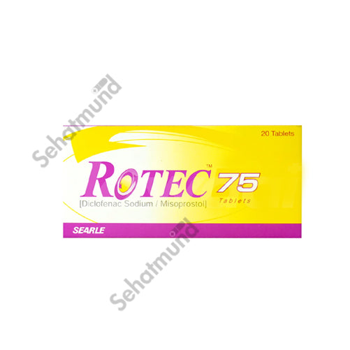 Rotec Tablets 75mg-0.2mg