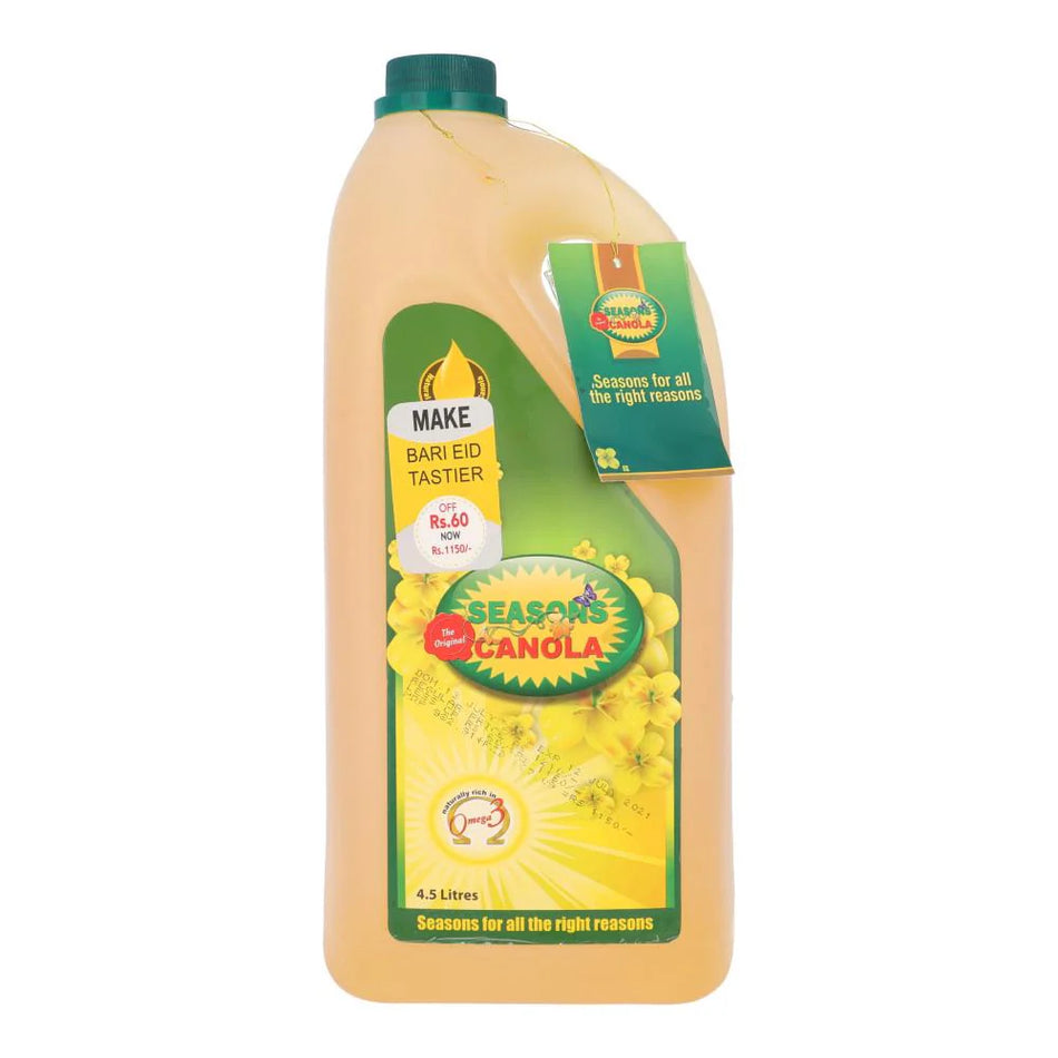 Seasons Canola Oil Bottle 4.5 liter