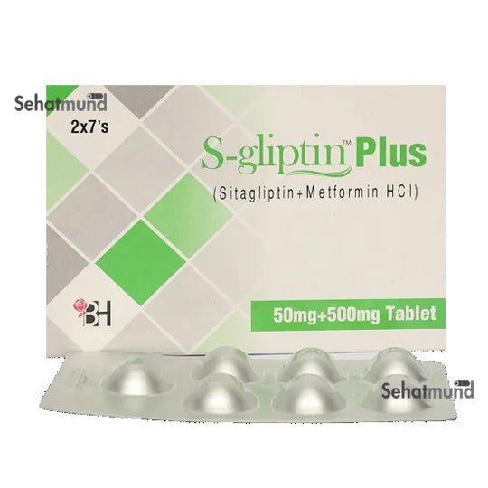 S-Gliptin Plus Tablets 50mg+500mg