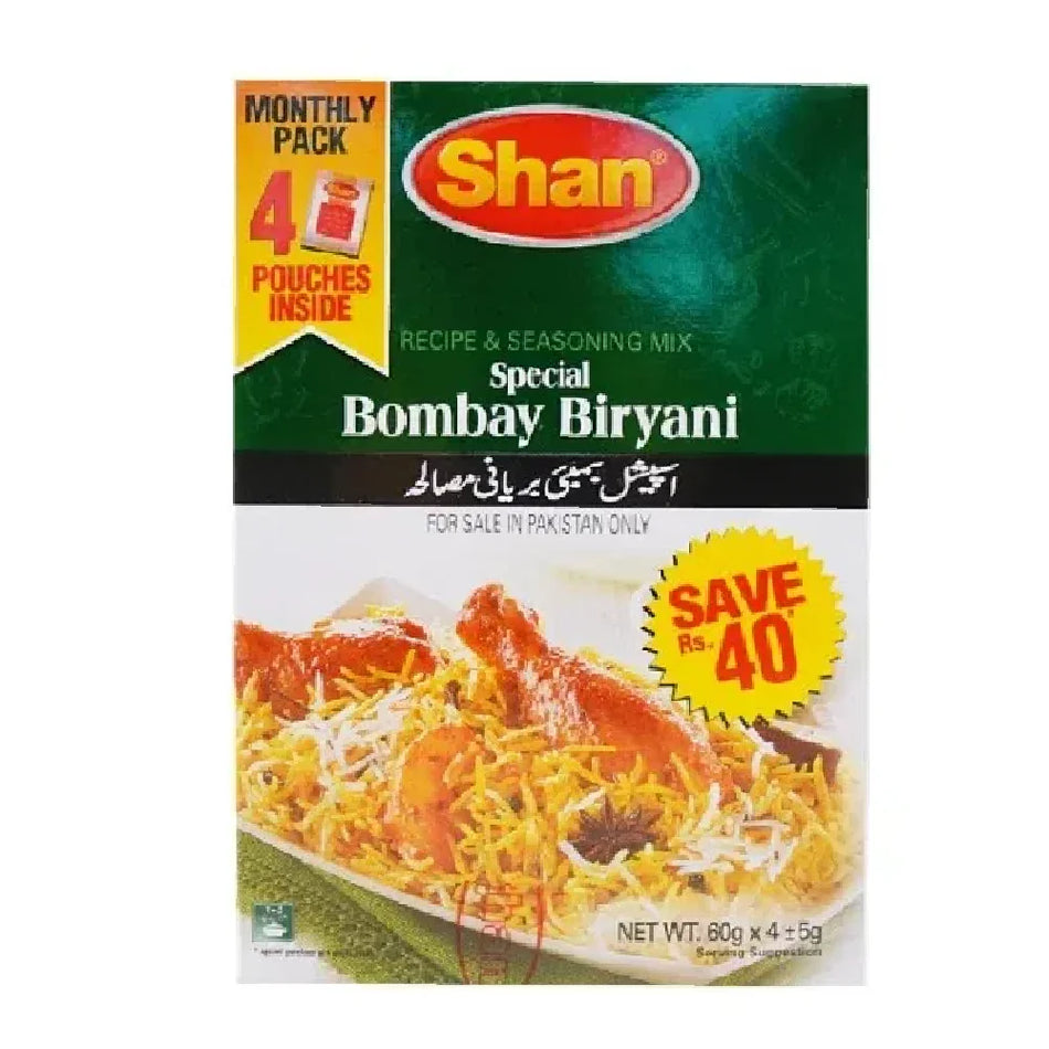 Shan Biryani Masala Monthly Pack 4X50g