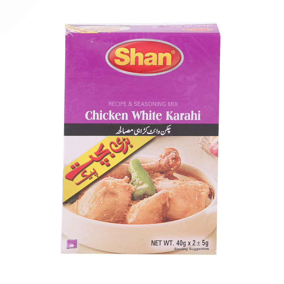 Shan Chicken White Karahi Masala Double Pack 2x40g