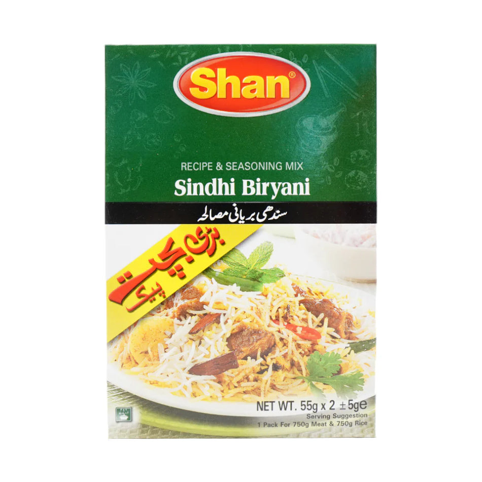 Shan Sindhi Biryani Masala Economy Pack 110g