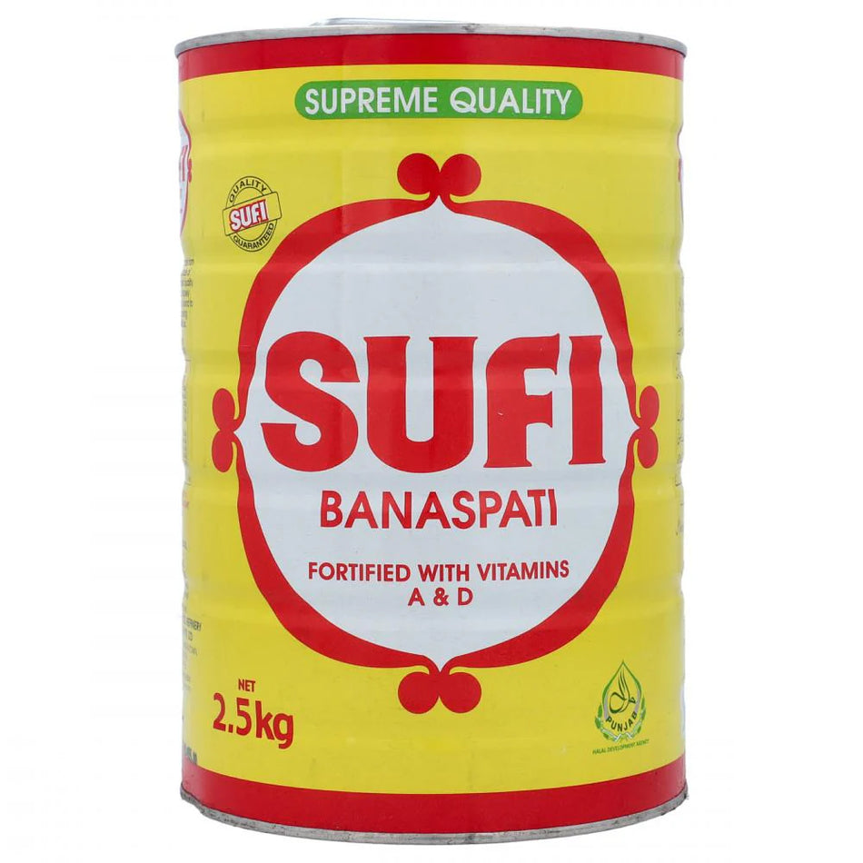 Sufi Banaspati Ghee Tin 2.5kg