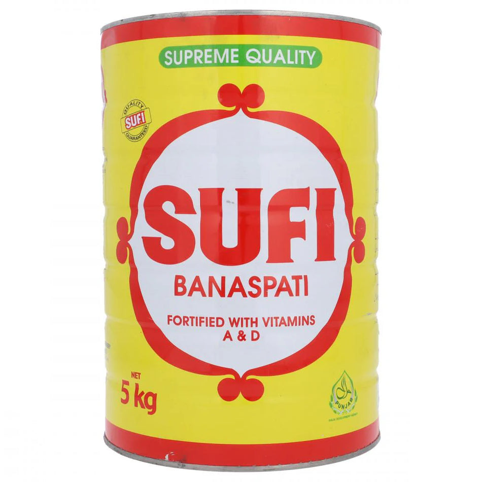 Sufi Banaspati Ghee Tin 5kg