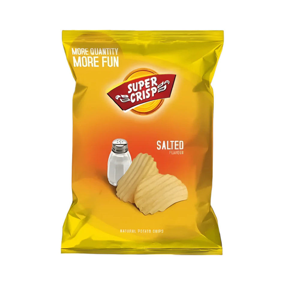 Super Crisp Chips Plain Salted 32g