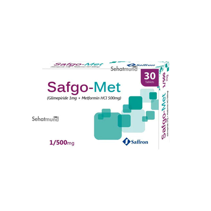 Safgo-Met Tablets 1-500mg
