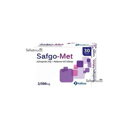 Safgo Met Tablets 2mg/500mg