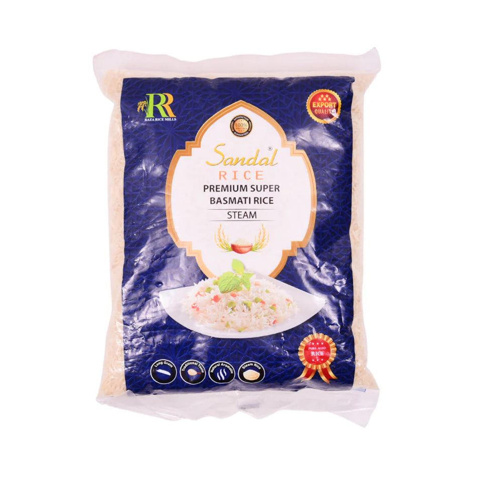 Sandal Premium Super Basmati Rice Steam 1 Kg