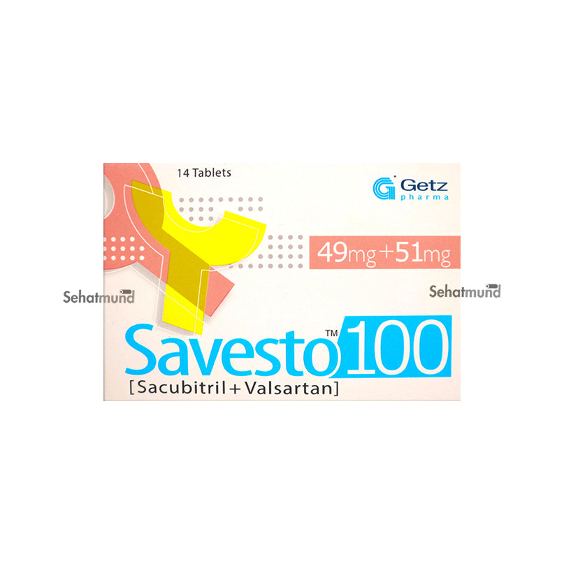 Savesto 100 Tablets 49mg-51mg