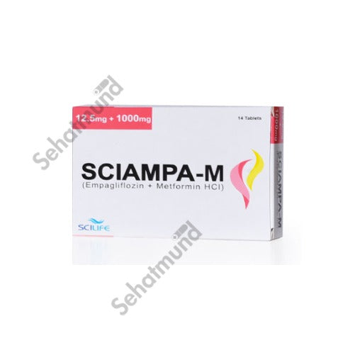 Sciampa-M Tablets 12.5mg+1000mg