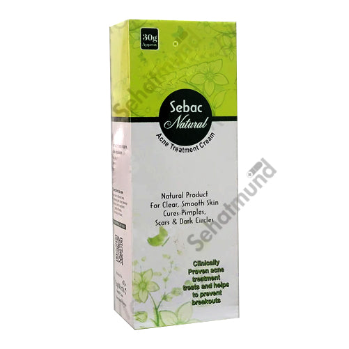 Sebac Natural Acne Treatment Cream 30g