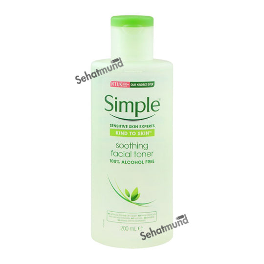 Simple Kind To Skin Soothing Facial Toner, Alcohol + Paraben Free, 200ml