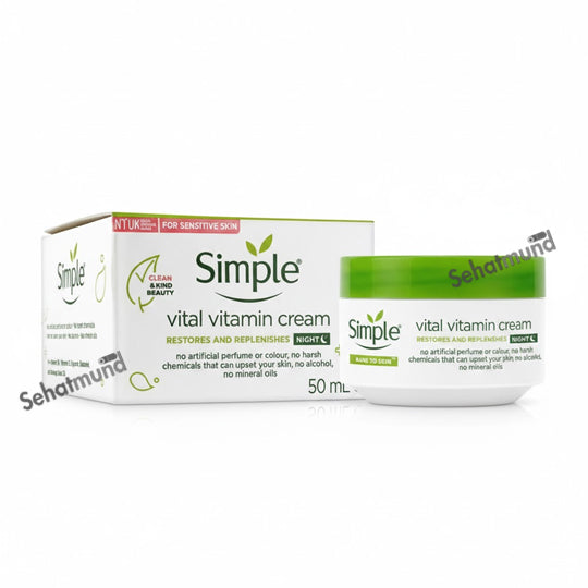 Simple Vital Vitamin Night Cream, 50ml