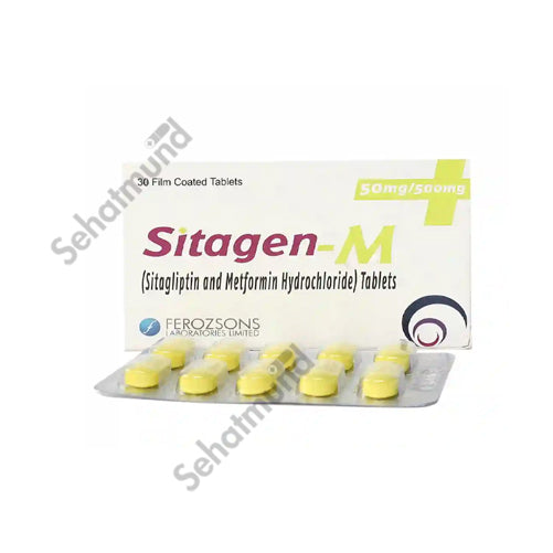 Sitagen-M Tablets 50/500mg – SehatMund Online Medicine