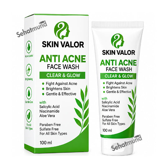 Skin Valor Anti Acne Facewash 100ml