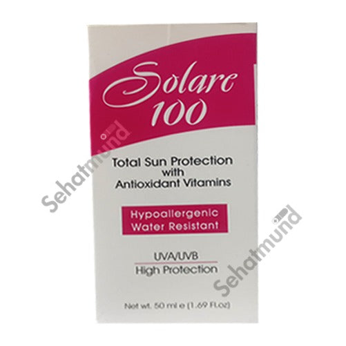 Solare 100 Sun Block 50ml