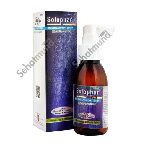 Solophar Mouth & Throat Spray 50ml