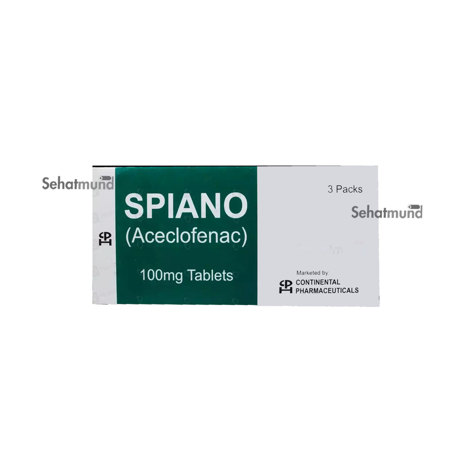 Spiano Tablets 100mg