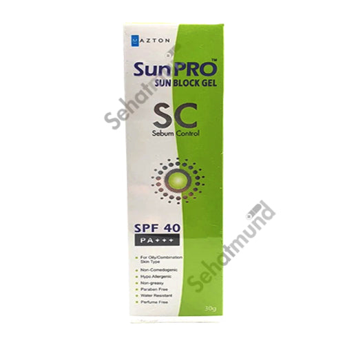 SunPRO SC Gel SPF40 30g