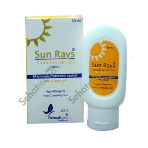 Sun Rays Sunblock SPF 60 Lotion 60ml